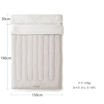 2 Person Camping Sleeping Bag – Detachable Warm Design