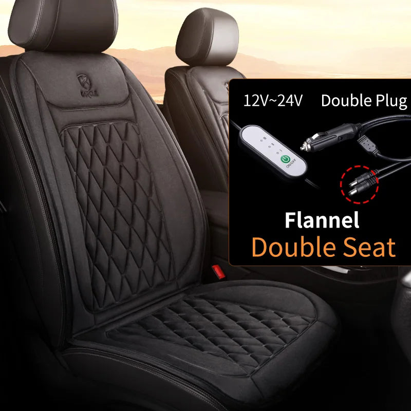 Heated Car Seat Cushion for Winter Driving Comfort