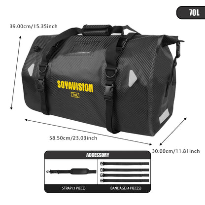 Waterproof Dry Bag for Motorcycle Travel Gear Protection