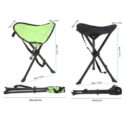 Folding Tripod Stool for Portable Outdoor Seating