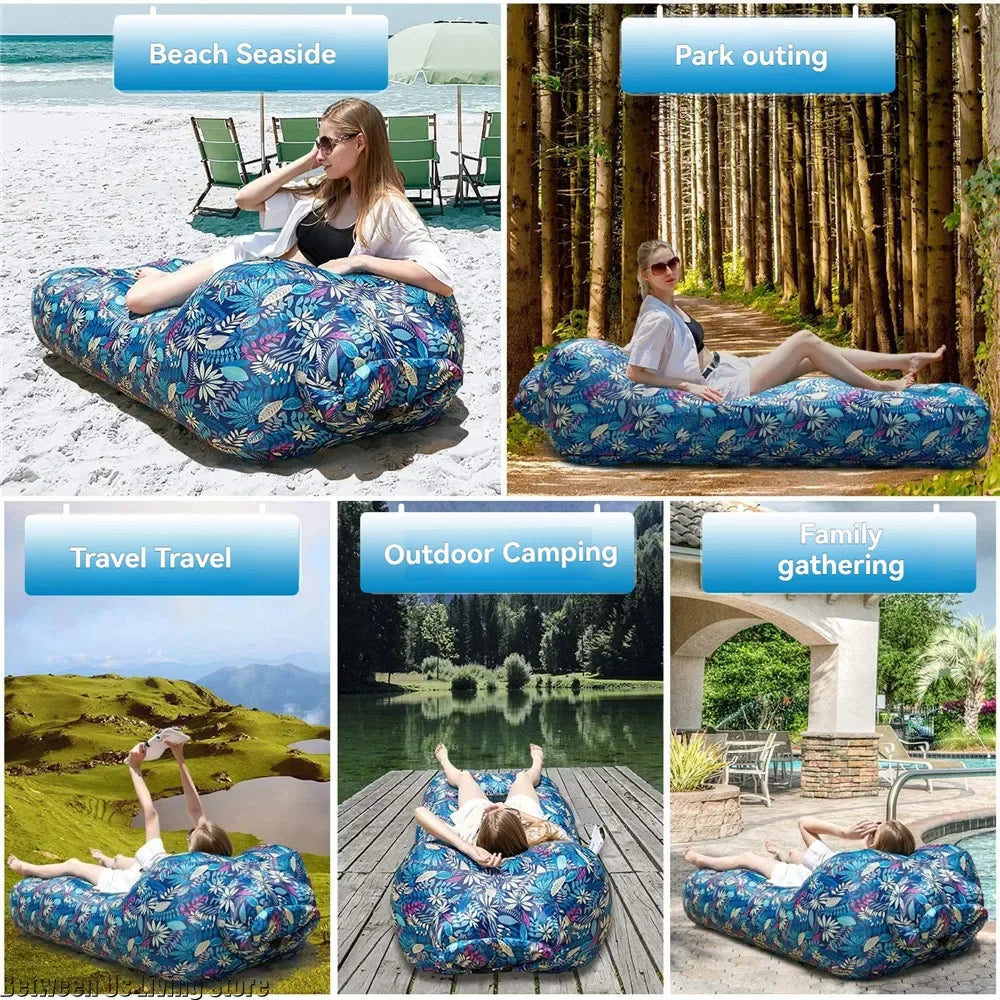 Luxury Inflatable Sofa Bed – Wide Air Lounger Comfort