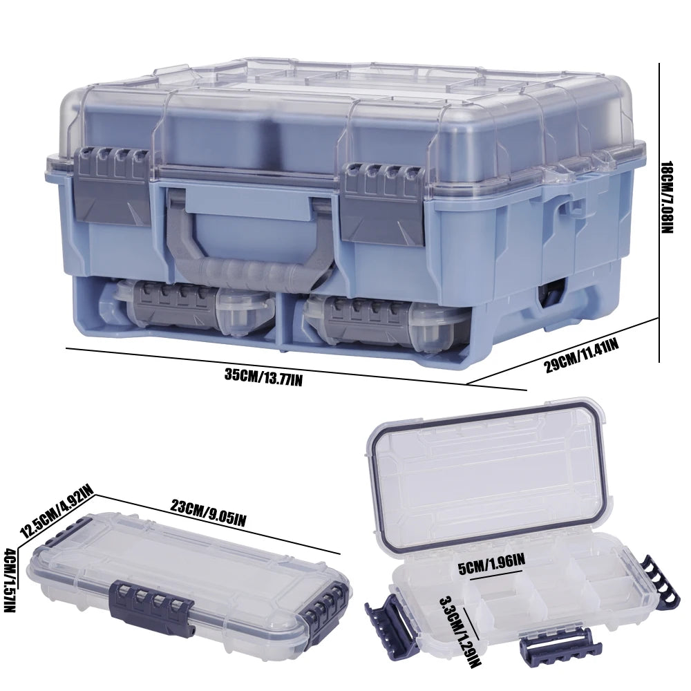 Waterproof Fishing Tackle Storage Box for Organized Gear