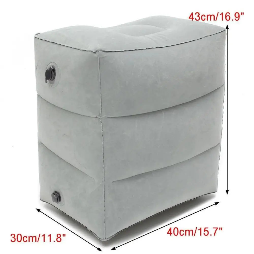 Inflatable Foot Rest Pillow for Travel Comfort