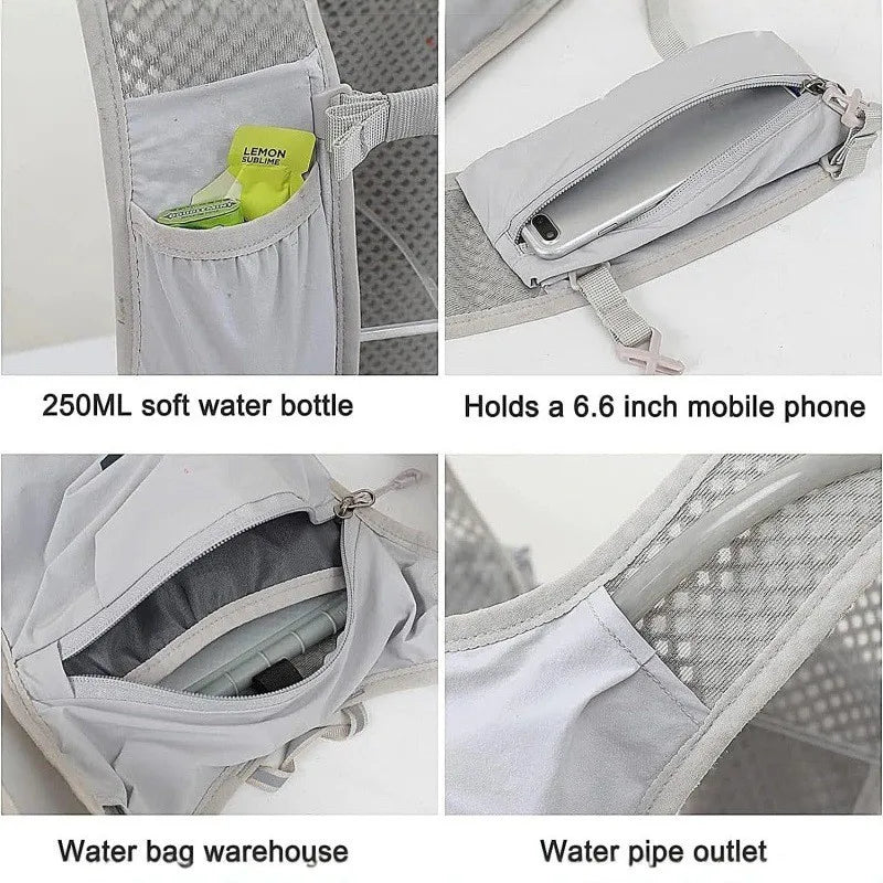 Running Hydration Vest with Storage for Long Runs