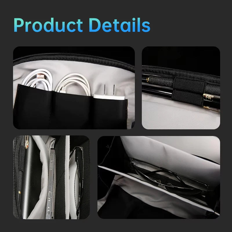Travel Electronics Organizer – Large 3-Layer Cord Bag
