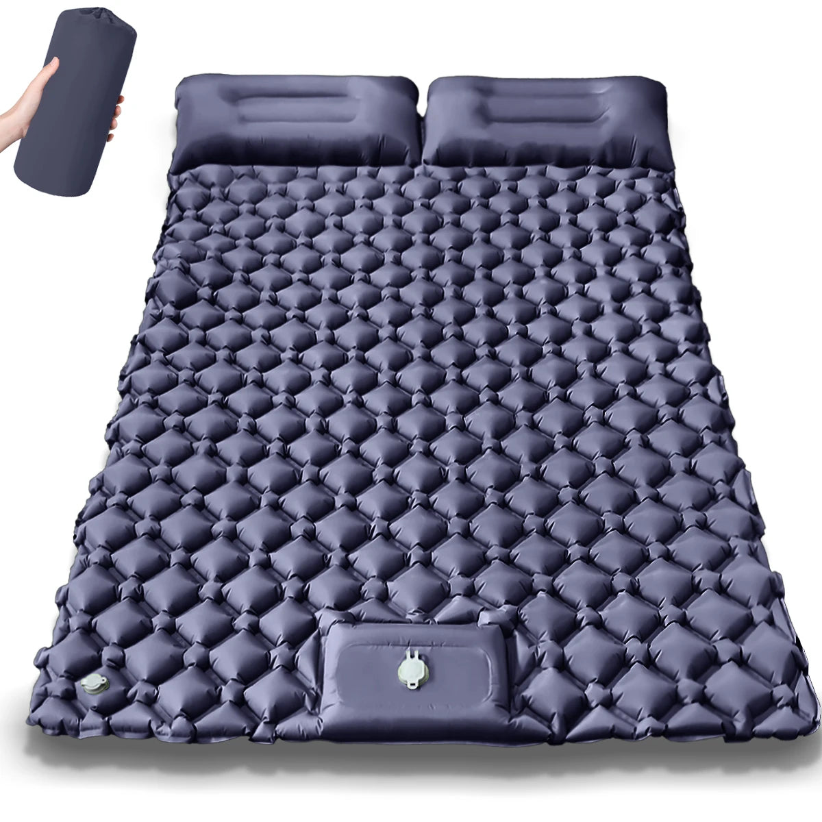 Double Inflatable Sleeping Pad – Extra Wide Comfort