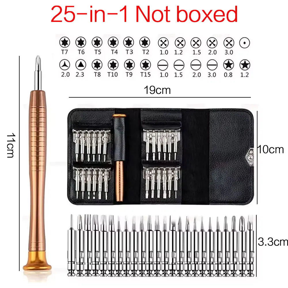 Precision Screwdriver Set for Outdoor Gear Repair