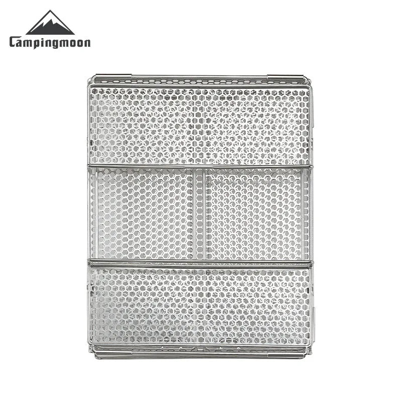Camping Storage Basket Stainless Steel IGT Organizer