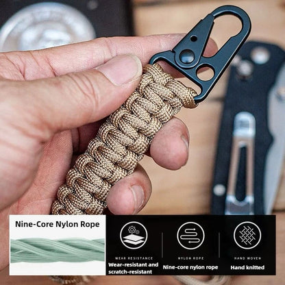 Outdoor Survival Paracord Bracelet for Hiking & Camping