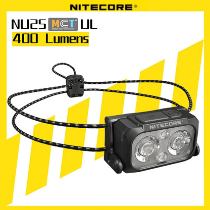 NITECORE NU25 MCT Running Headlamp – 400 Lumens Waterproof