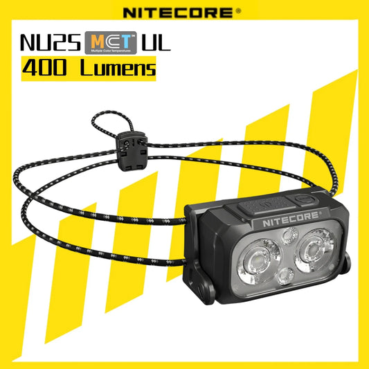 NITECORE NU25 MCT Running Headlamp – 400 Lumens Waterproof
