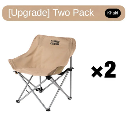 Folding Moon Camping Chair for Comfortable Outdoor Seating