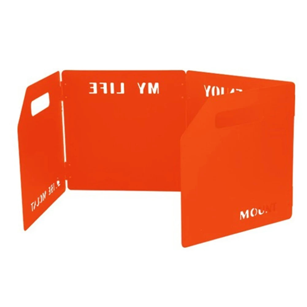 Camping Stove Windscreen – Foldable Windproof Shield