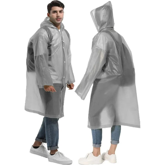 Waterproof Rain Poncho for Lightweight Outdoor Protection