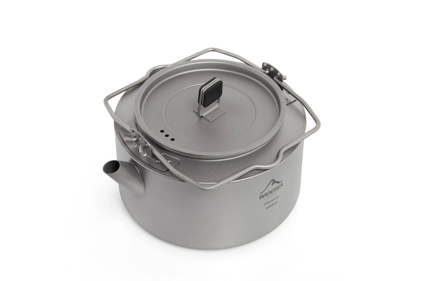Widesea Titanium Camping Kettle for Lightweight Outdoor Cooking