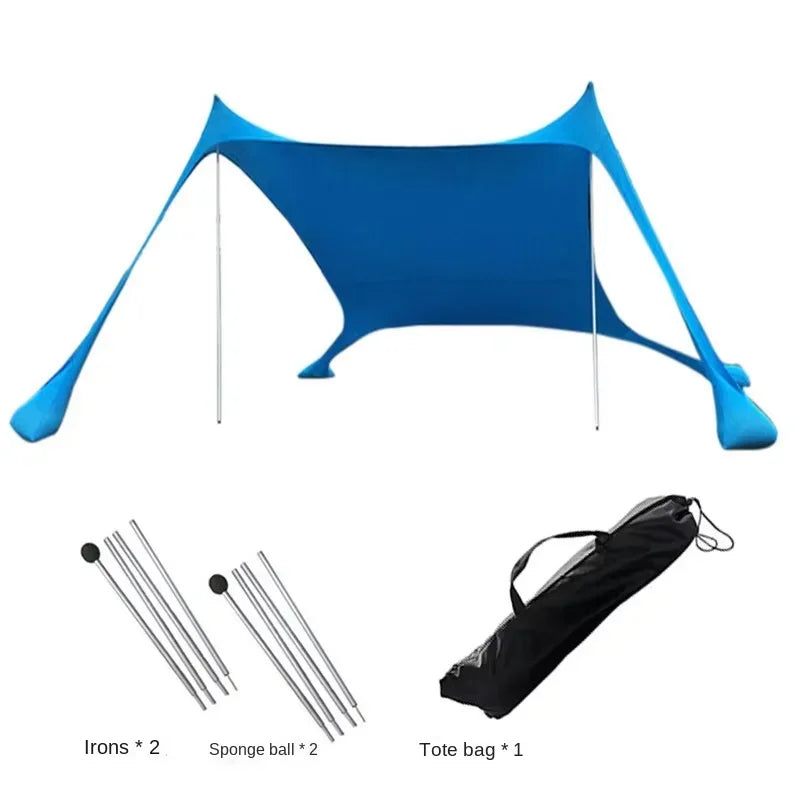 Beach Sun Shelter Tent UPF50+ Windproof Portable
