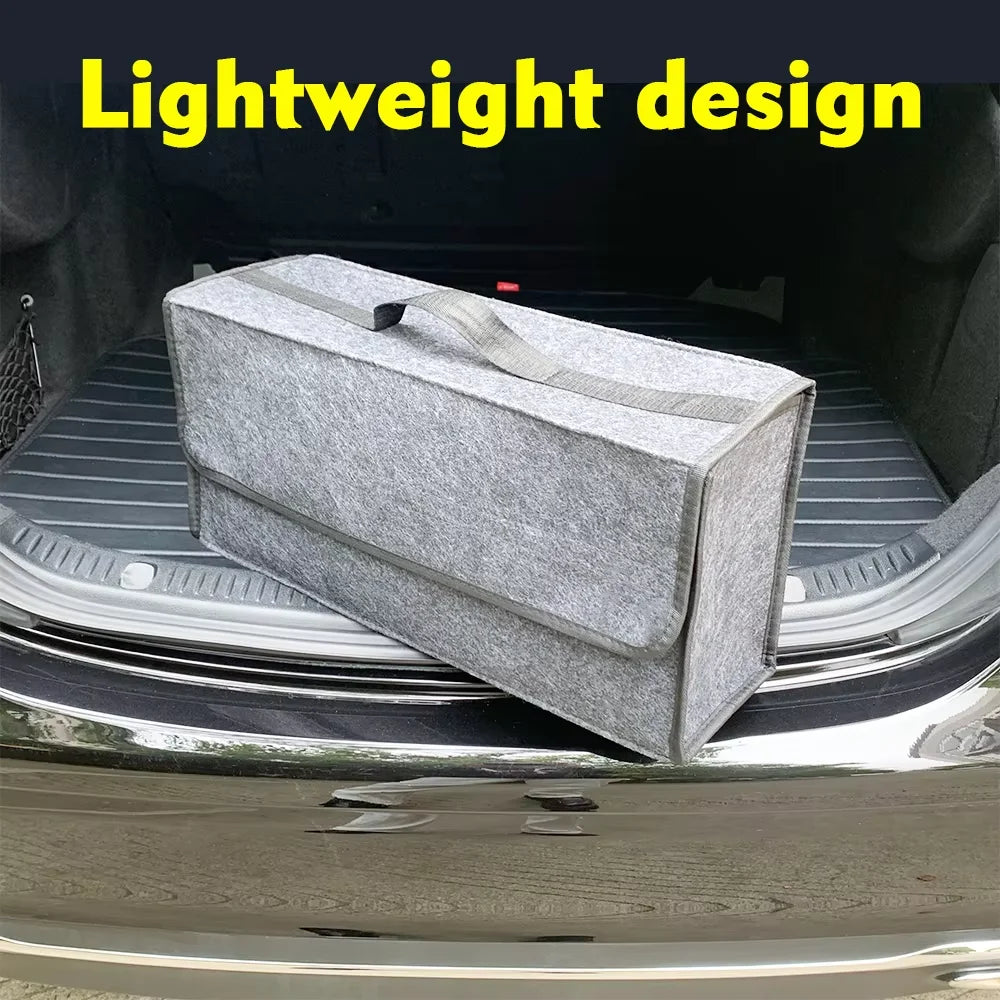 Car Trunk Organizer with Anti-Slip Large Storage