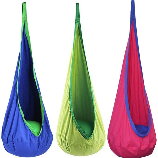 Children's Hanging Chair with Inflatable Cushion Comfort