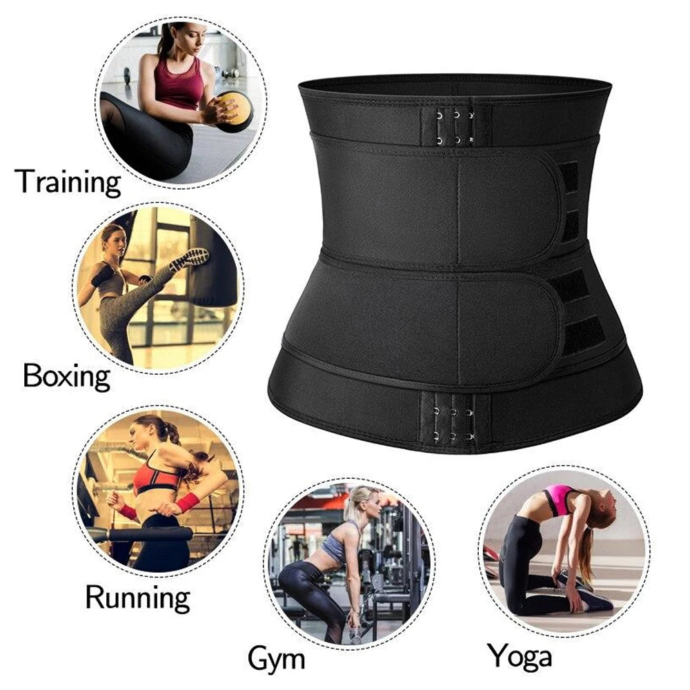 Sweat Waist Trainer Belt for Workout Back Support