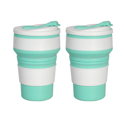 12oz Collapsible Silicone Cups – Portable Travel Mug