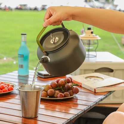 Portable Camping Coffee & Tea Kettle – Lightweight Alloy
