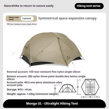 Ultralight Backpacking Tent Waterproof 1–2 Person