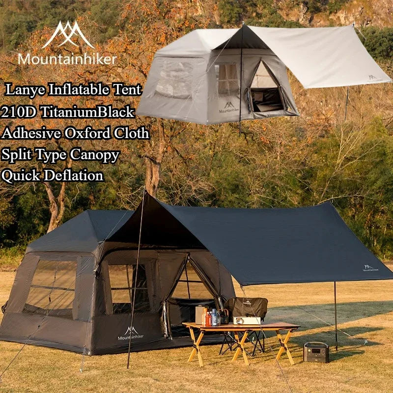 Inflatable Camping Tent 3-5 Person Quick Setup Waterproof
