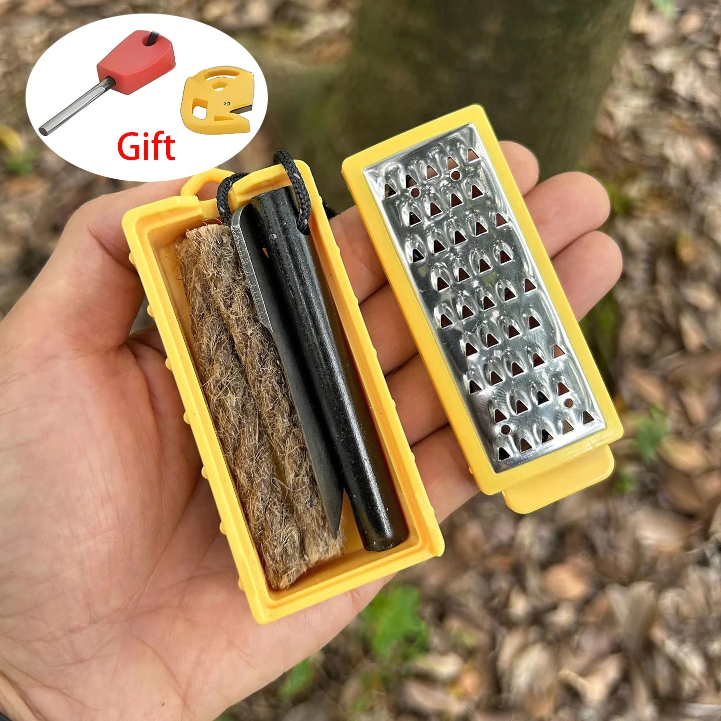 Outdoor Camping Flint Set – Portable Fire Starter Tool