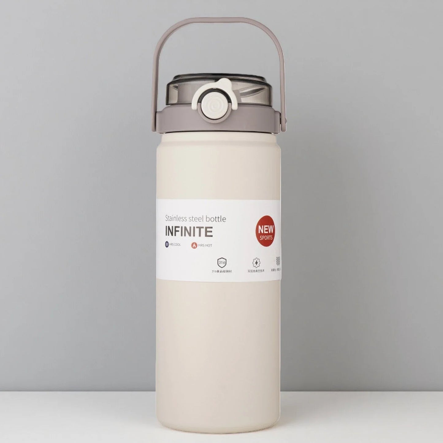 Stainless Steel Vacuum Thermos – Portable & Large Capacity