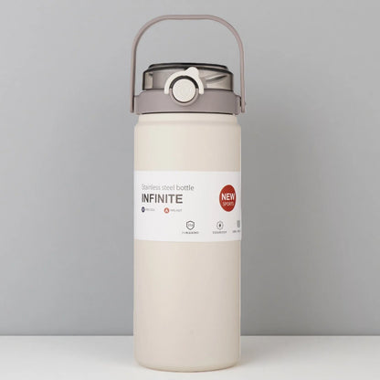 Stainless Steel Vacuum Thermos – Portable & Large Capacity