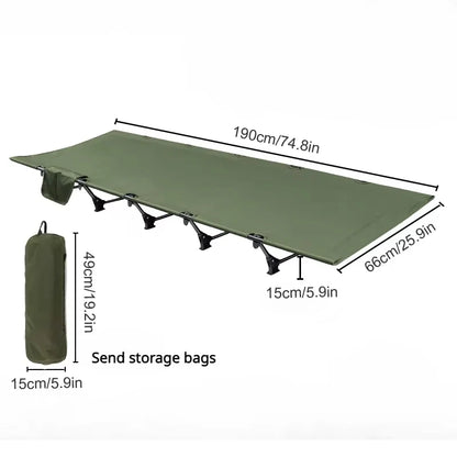 Camping Cot Ultralight Folding Bed for Comfortable Sleep