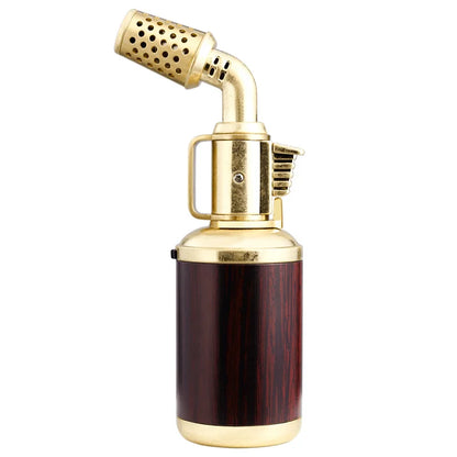 Windproof Cigar Lighter with Locking Blue Flame