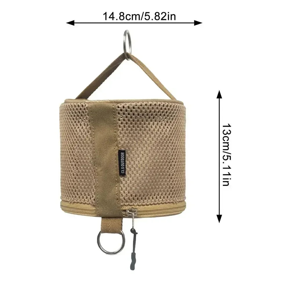 Camping Toilet Paper Holder Portable Hanging Organizer