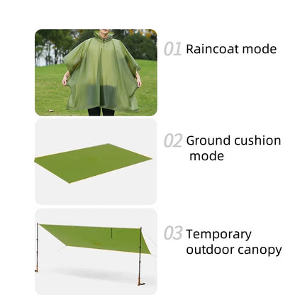 Reusable Rain Poncho – Lightweight Waterproof Protection