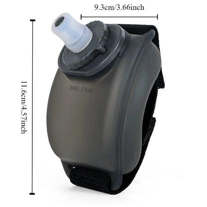 300ml Sports Wrist Water Bottle – Portable & Hands-Free
