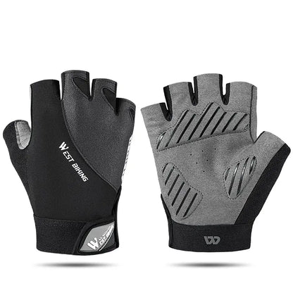 Half Finger Cycling Gloves for Men & Women – Shock Absorbing Comfort