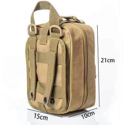 Tactical First Aid Kit Bag Quick-Access Emergency Pouch
