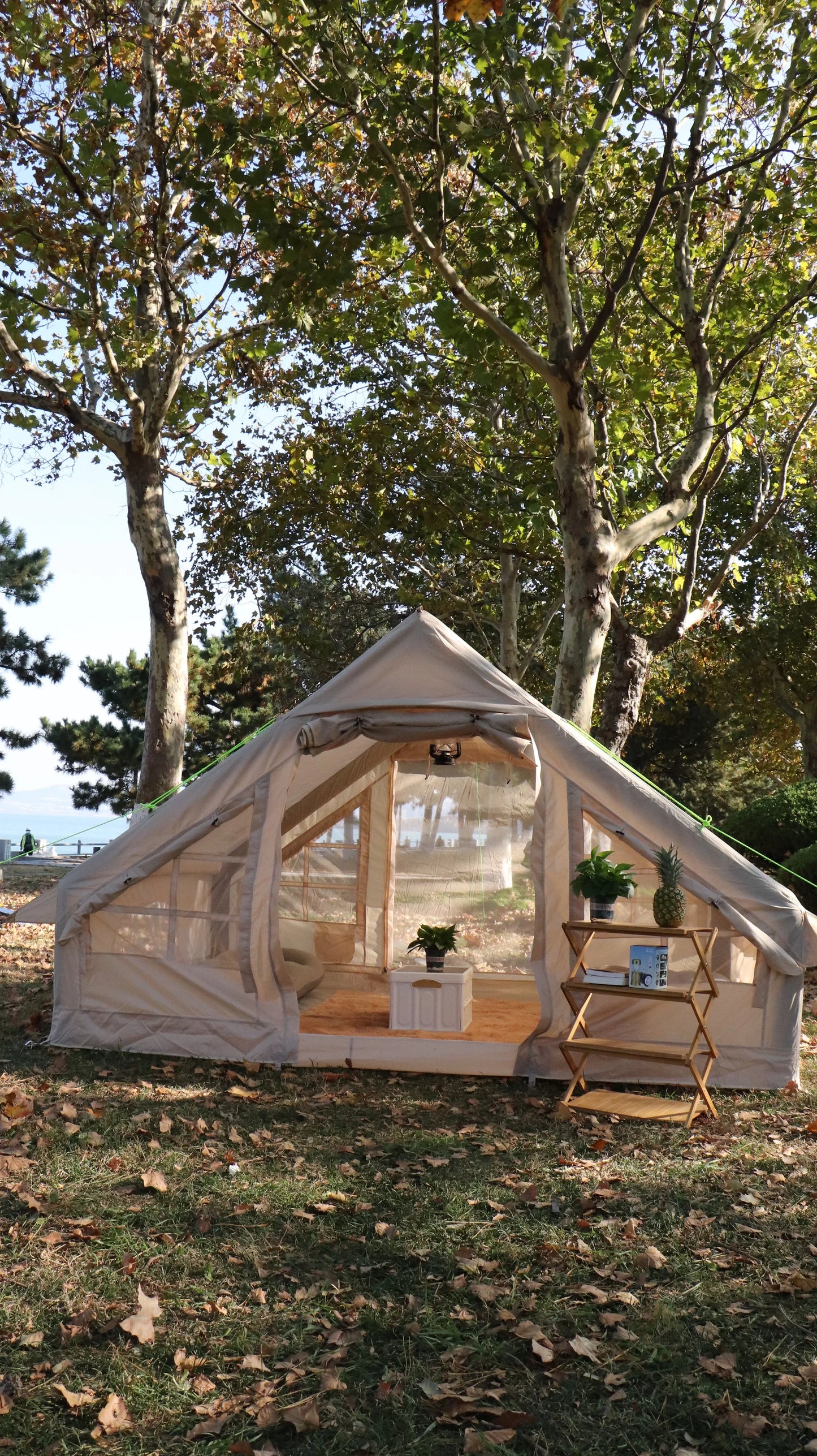Inflatable Camping Tent for 3–4 People Easy Setup
