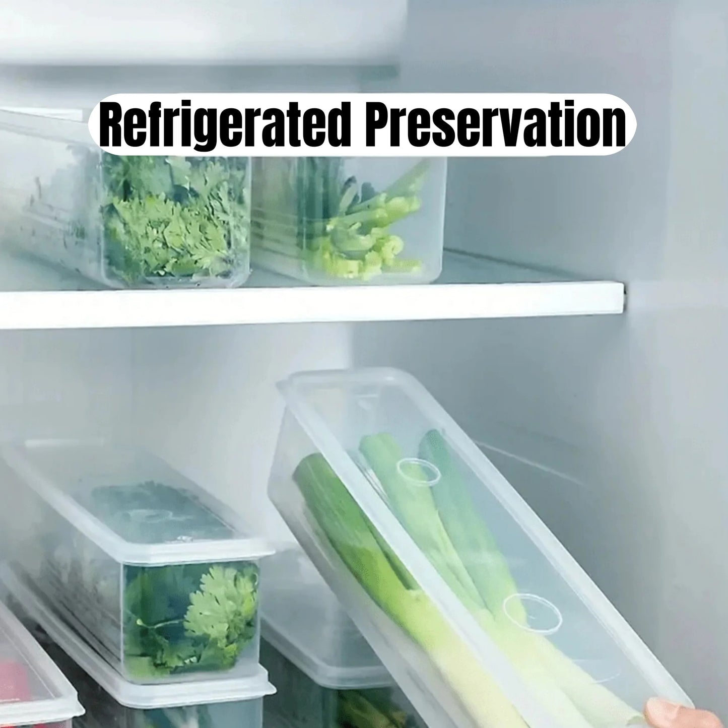 Refrigerator Storage Boxes with Lid – Keep Food Fresh & Organized