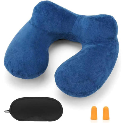Inflatable Travel Pillow for Neck Support & Compact Comfort