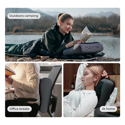 Inflatable Camping Pillow Ergonomic Comfort for Travel
