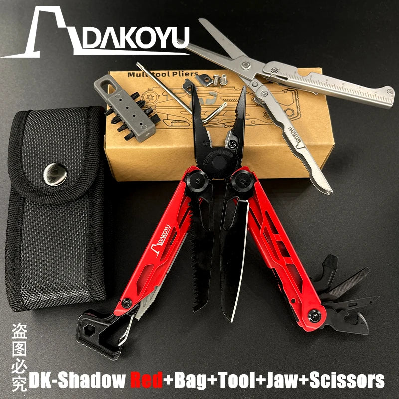 Camping Multitool Pliers with Emergency Whistle