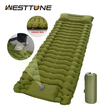 Inflatable Camping Sleeping Pad for Thick Comfort