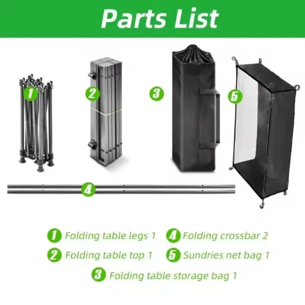 Folding Camping Table with Carry Bag – Portable & Stable