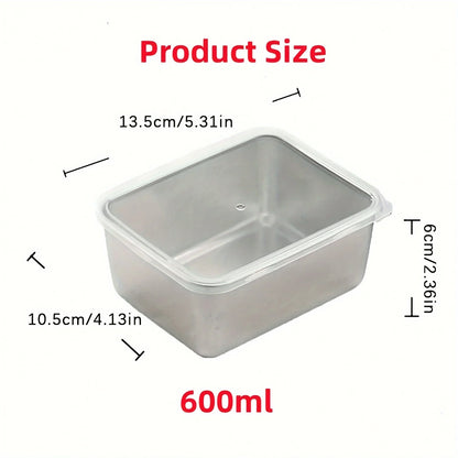 Stainless Steel Food Storage Containers Set for Leakproof Storage