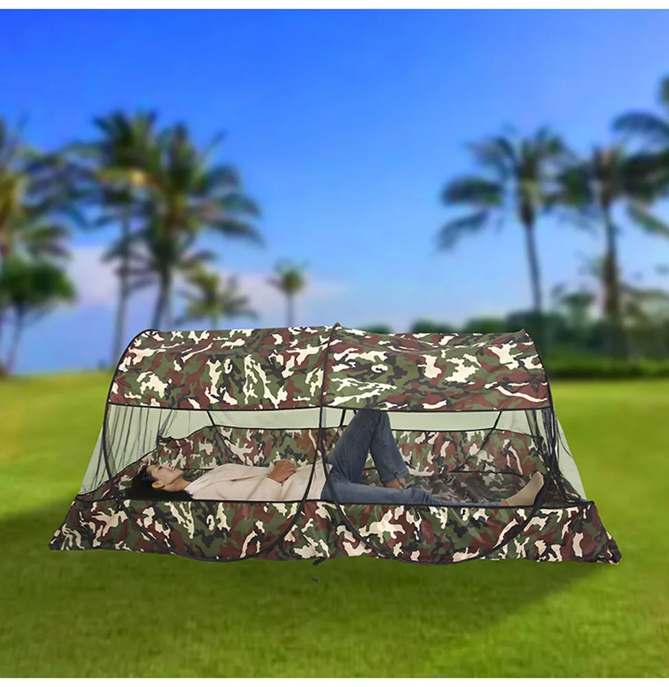 Camouflage Mosquito Net – Portable Outdoor Sunshade