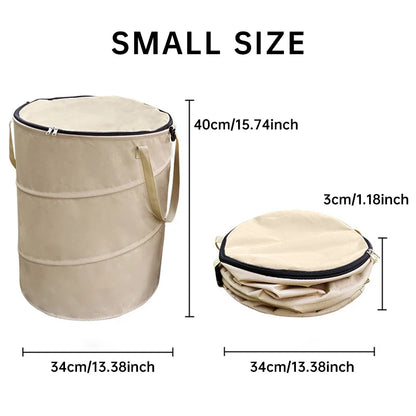 Foldable Outdoor Camping Trash Can – Large Storage Box