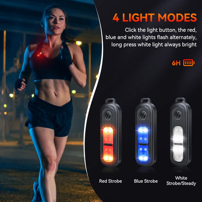 Personal Safety Alarm Keychain 130dB with LED Light