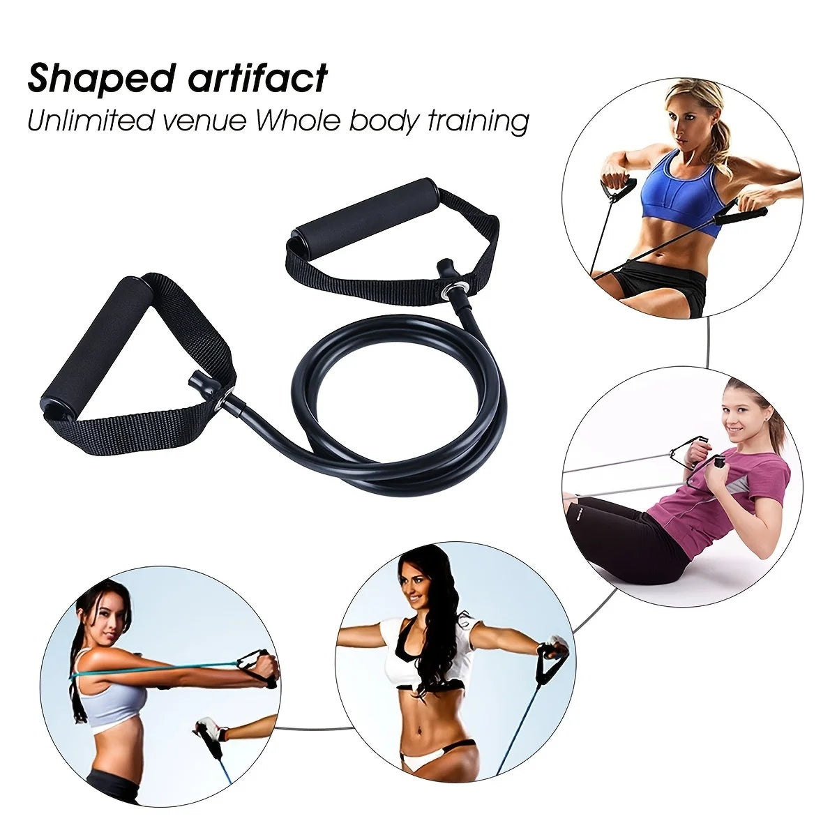 Resistance Bands with Handles for Full Body Strength