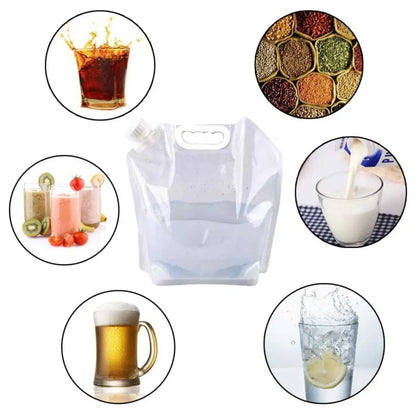 5L Folding Water Bag – Portable & Durable Outdoor Storage
